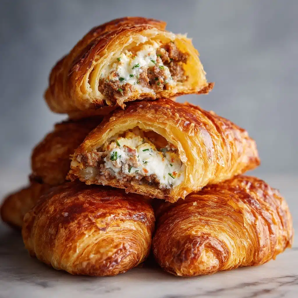 Sausage, Rotel & Cream Cheese Crescent Rolls Recipe