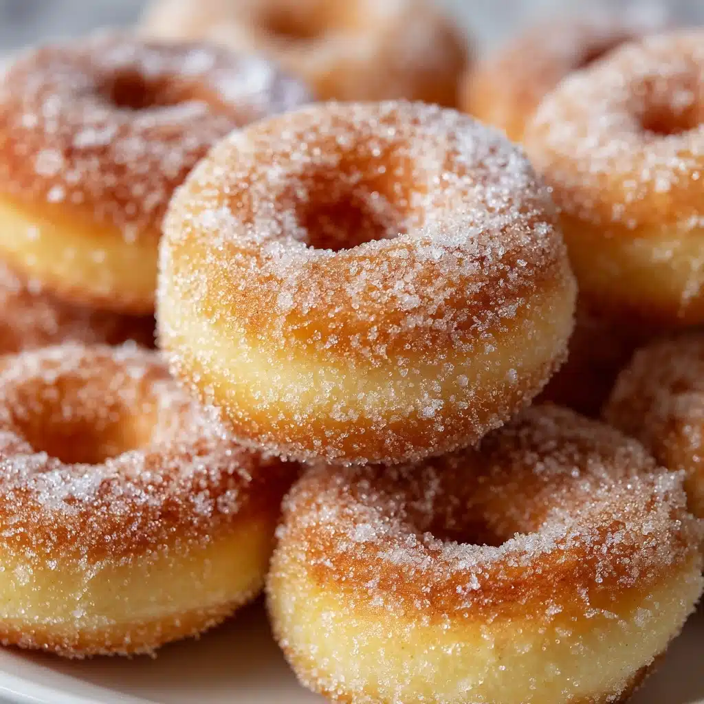 Fried Doughnuts with Sugar Recipe - Recipe Image