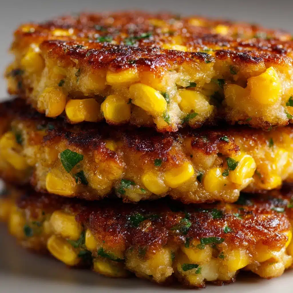 Crispy and Golden Corn Fritters Recipe - Recipe Image