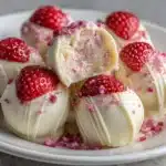 White Chocolate Strawberry Truffles Recipe
