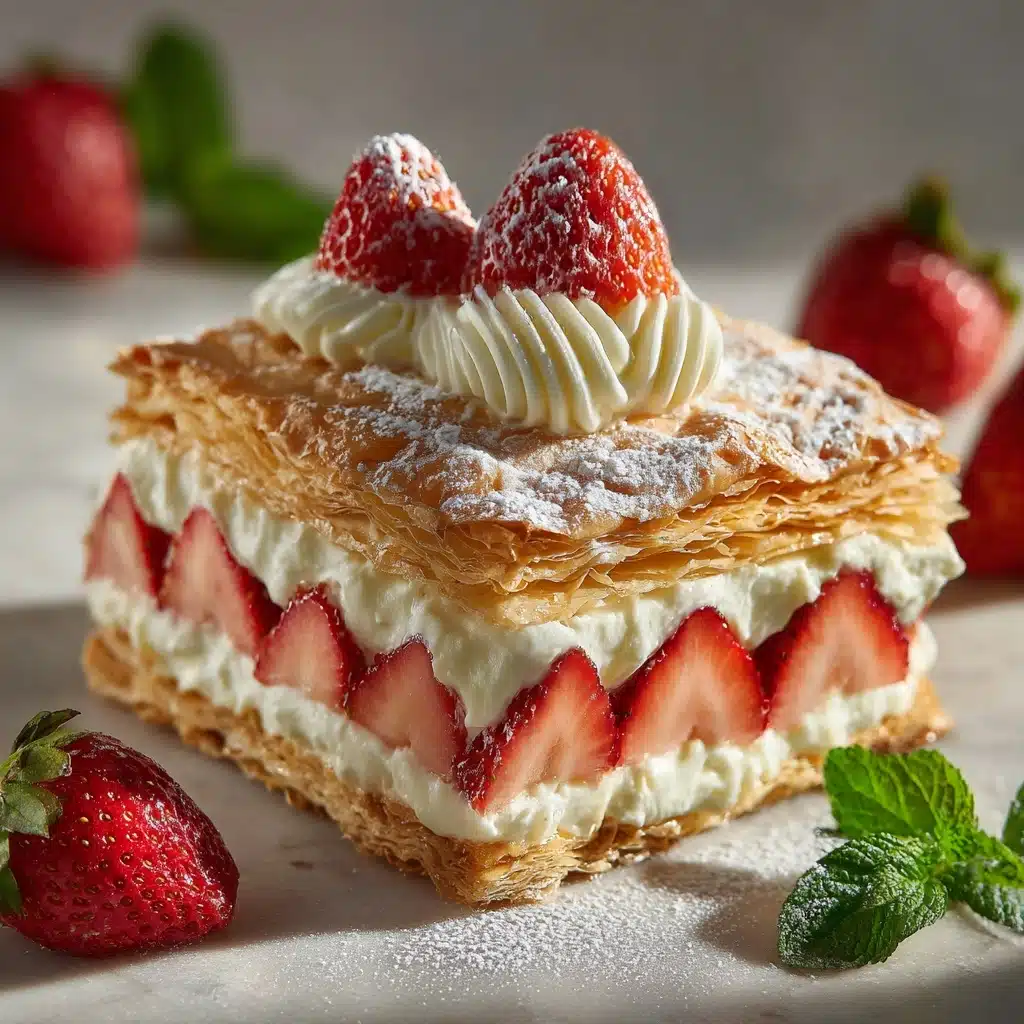 Strawberry Cream Cheese Stuffed French Toast Bake Recipe - Recipe Image