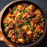 Onion Beef Fried Rice Recipe