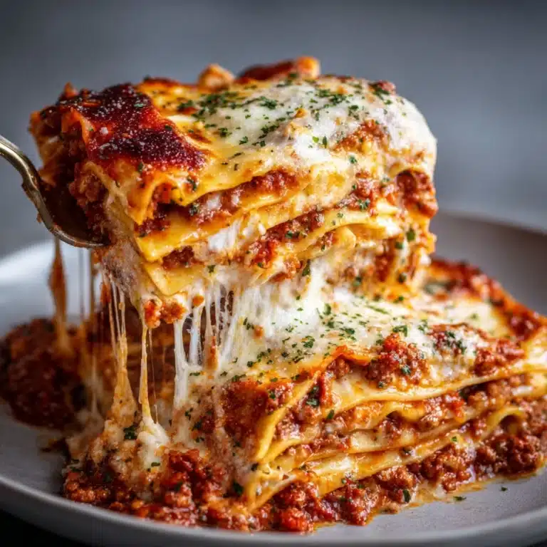 Famous Three-Cheese Lasagna Recipe