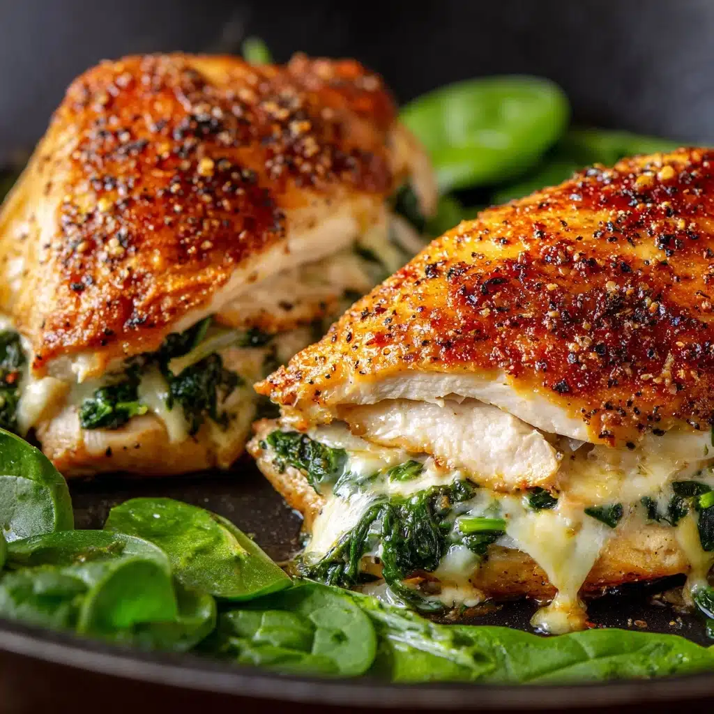 Spinach and Cheese Stuffed Chicken Breast Recipe - Recipe Image