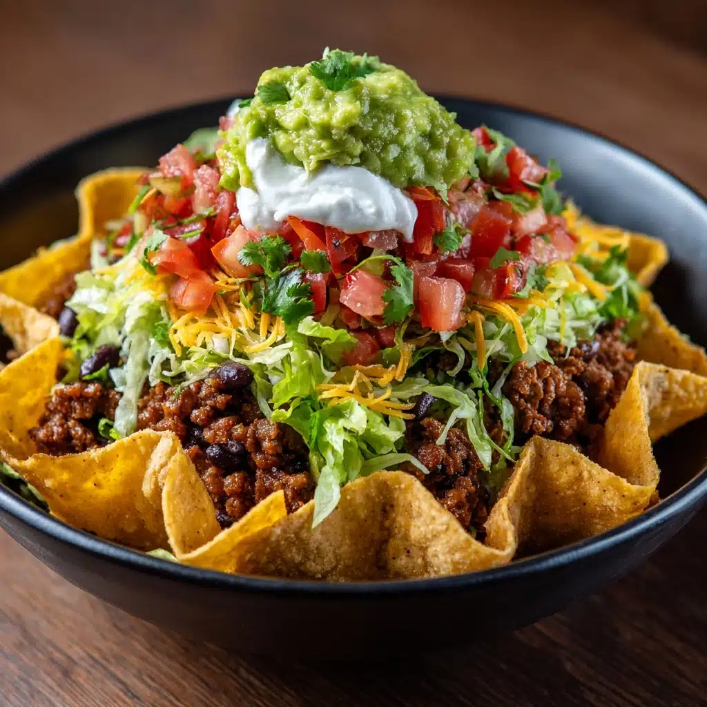 Bubbly Taco Salad Bowl Recipe - Recipe Image