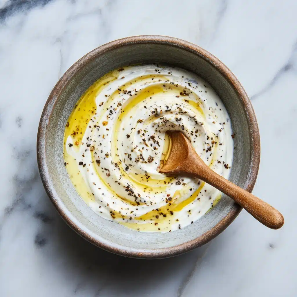 Creamy Garlic Pizza Sauce Recipe - Recipe Image