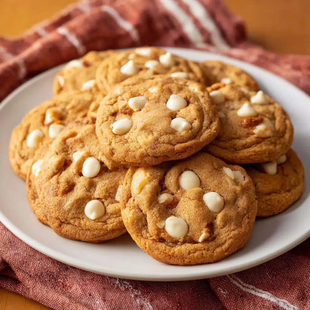 Pumpkin White Chocolate Chip Cookies Recipe - Recipe Image