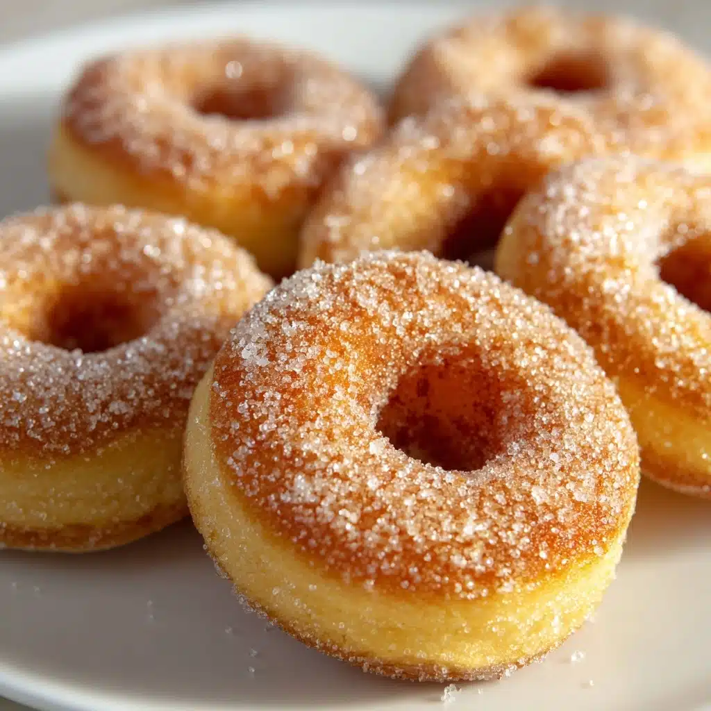 Fried Doughnuts with Sugar Recipe - Recipe Image