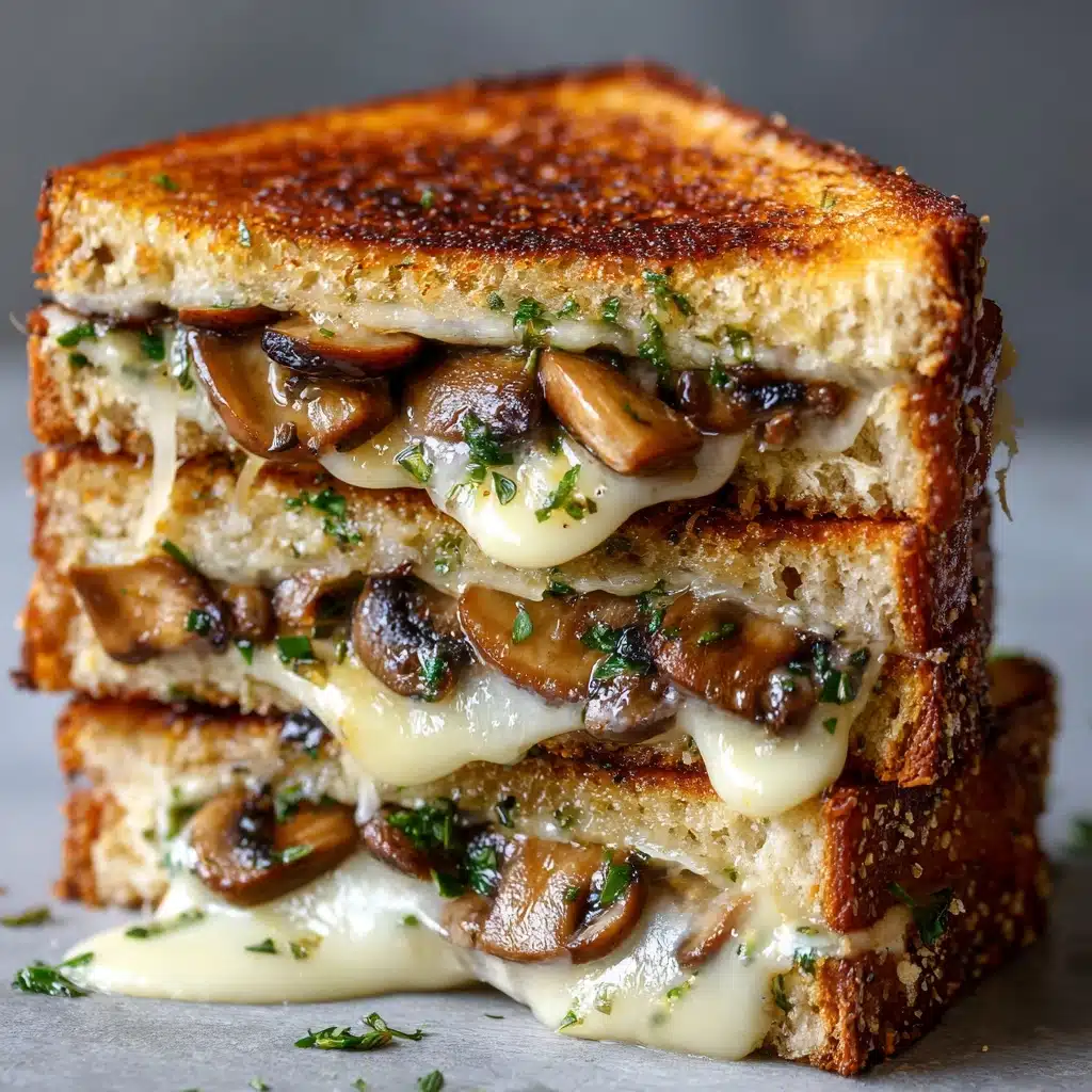 Mushroom Sandwich Melts Recipe - Recipe Image