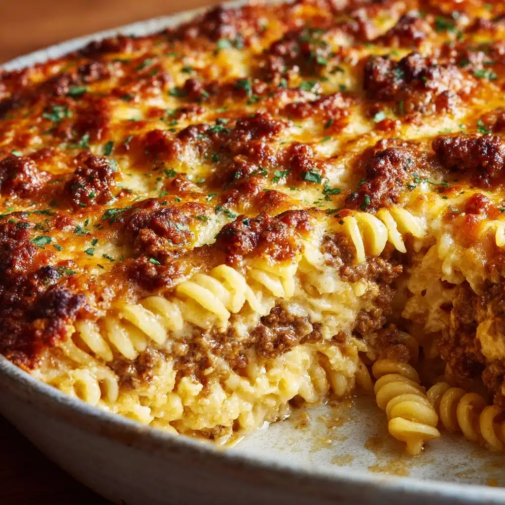 Mac and Cheese Meatloaf Casserole Recipe