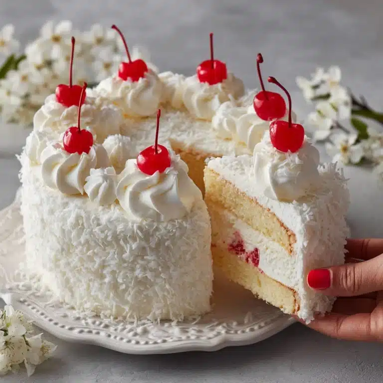 Old-Fashioned Snowball Cake Recipe