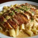Crispy Chicken with Creamy Pasta Recipe