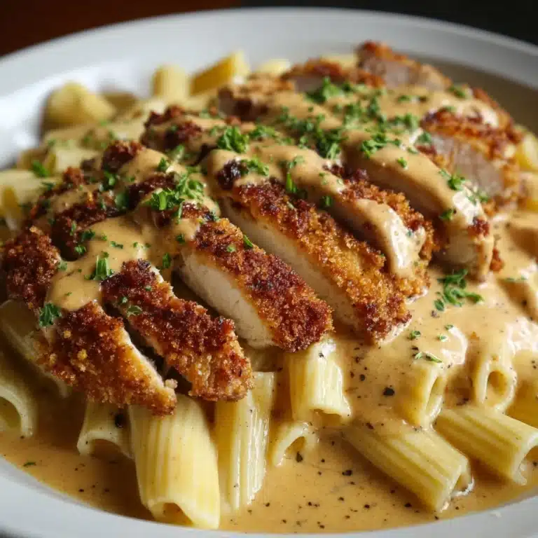 Crispy Chicken with Creamy Pasta Recipe