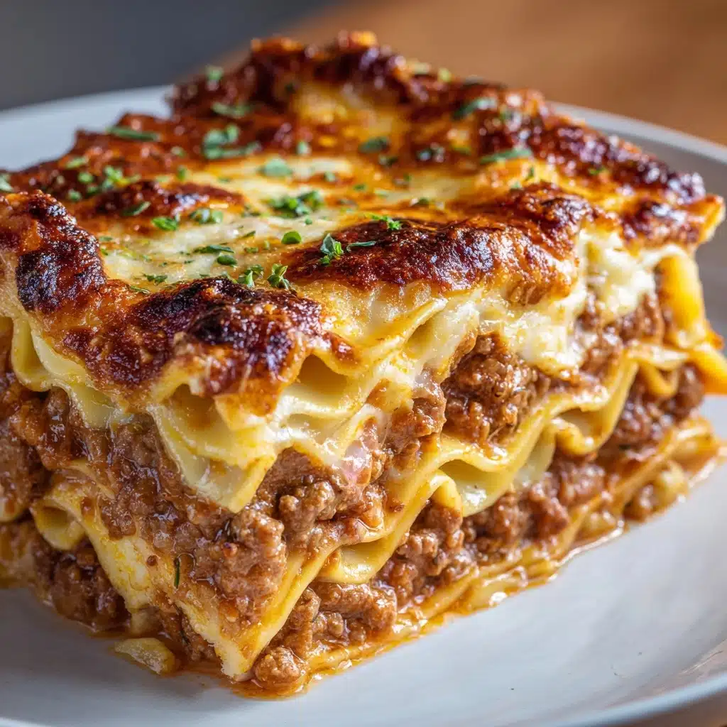 Reuben Bake with Layers of Corned Beef, Sauerkraut, and Swiss Cheese Recipe - Recipe Image