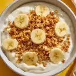 High Protein Banana Pudding Greek Yogurt Bowl Recipe