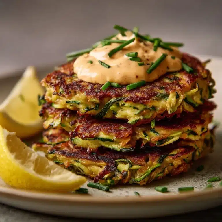 Crispy and Easy Zucchini Fritters Recipe