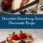 Chocolate Strawberry Swirl Cheesecake Recipe