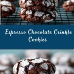 Espresso Chocolate Crinkle Cookies Recipe