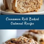 High-Protein Cinnamon Roll Baked Oatmeal Recipe