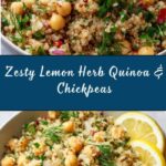 Lemon Herb Quinoa with Chickpeas Recipe
