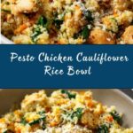 Pesto Chicken Cauliflower Rice Recipe