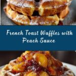 French Toast Waffles with Peach Sauce Recipe