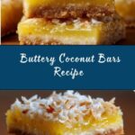 Buttery Coconut Bars Recipe