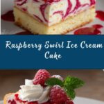 Raspberry Swirl Ice Cream Cake Recipe
