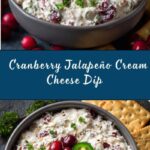 Holiday Cranberry Jalapeño Cream Cheese Dip Recipe