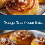Orange Sour Cream Rolls Recipe