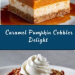 Caramel Pumpkin Cobbler with Pecans Recipe