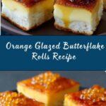 Orange Glazed Butterflake Rolls Recipe