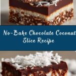 No-Bake Chocolate Coconut Slice Recipe