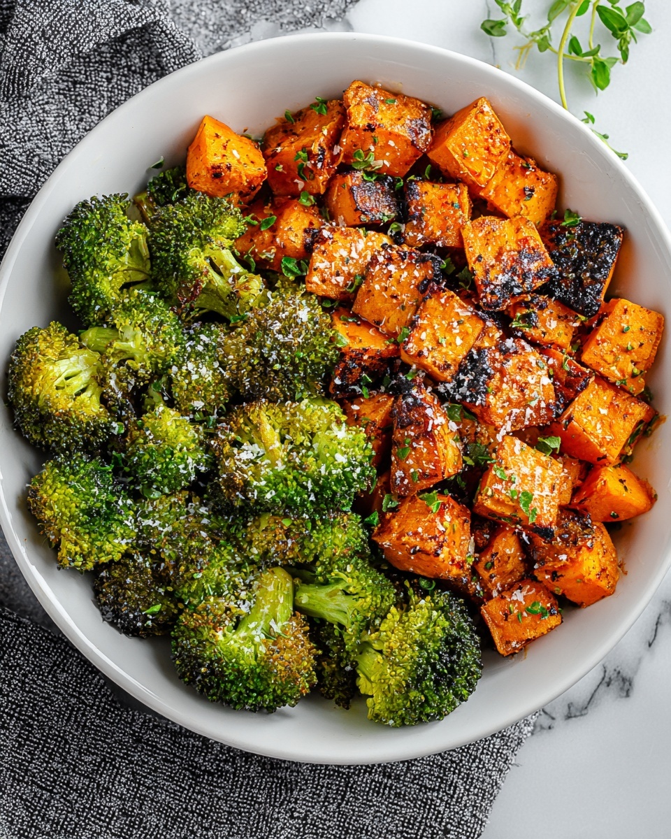Roasted Broccoli and Sweet Potatoes Recipe - Recipe Image