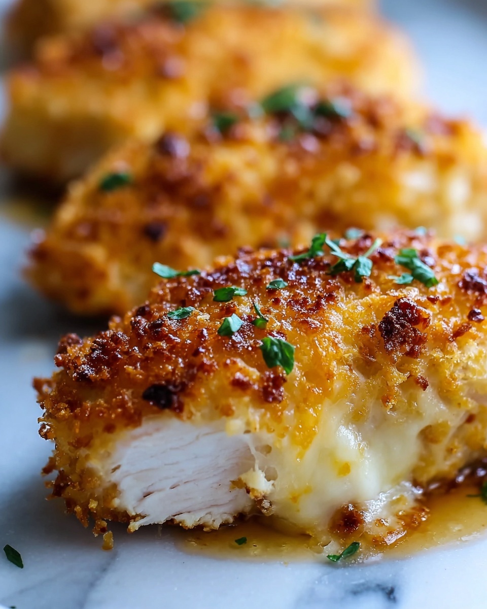 Crispy Cheddar Baked Chicken Recipe - Recipe Image