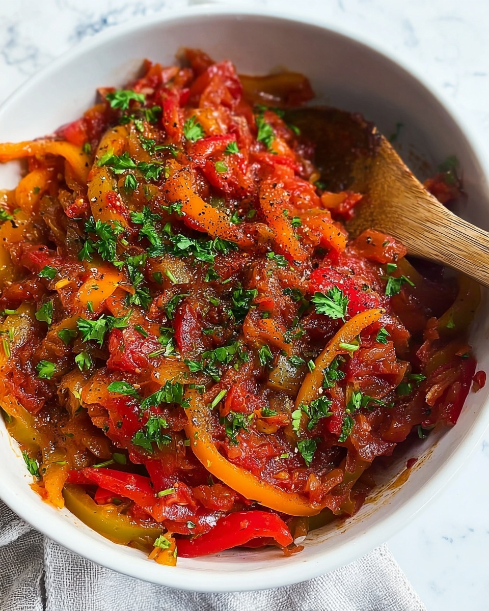 Piperade – Basque Pepper and Tomato Stew Recipe - Recipe Image