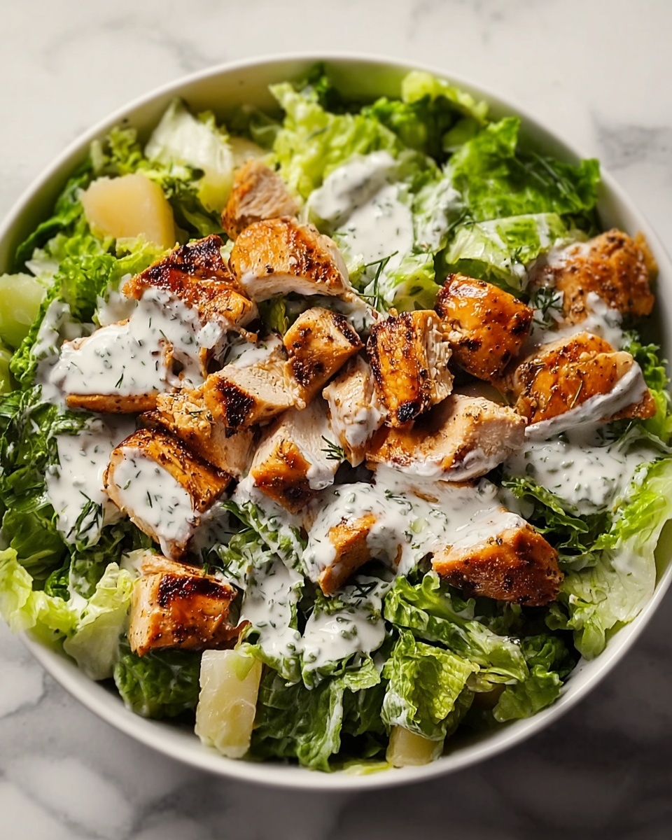 Grilled Chicken Caesar Salad Recipe - Recipe Image