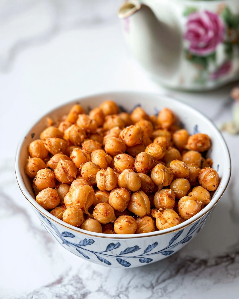 Crispy Curry Roasted Chickpeas for Delicious Healthy Snacks Recipe - Recipe Image