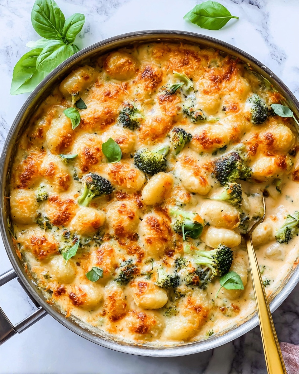 Chicken Alfredo Gnocchi Bake Recipe - Recipe Image