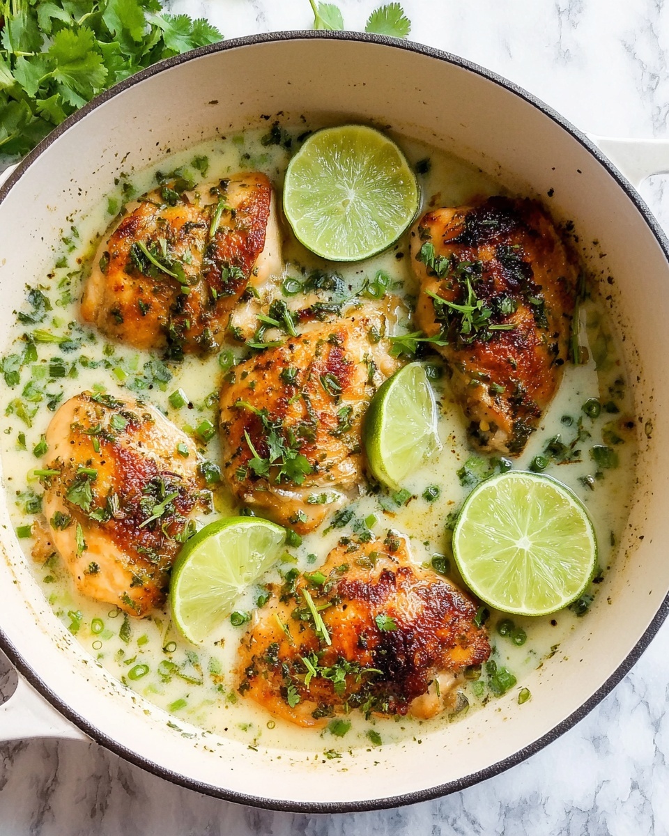 Creamy Coconut Lime Chicken Recipe - Recipe Image