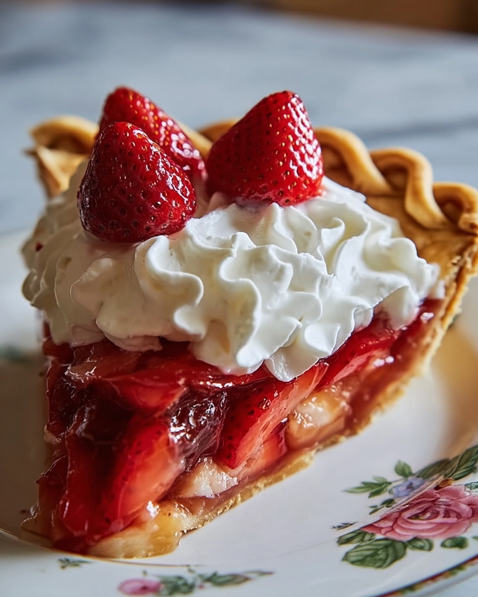 Strawberry Cream Cheese Pie Recipe - Recipe Image