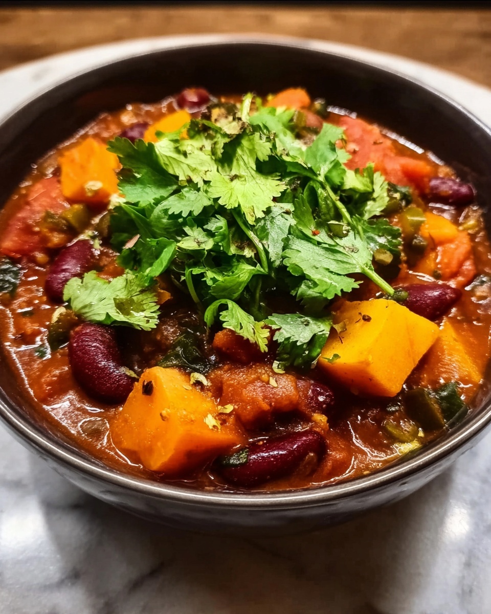 Vegetarian Pumpkin Chili Recipe - Recipe Image