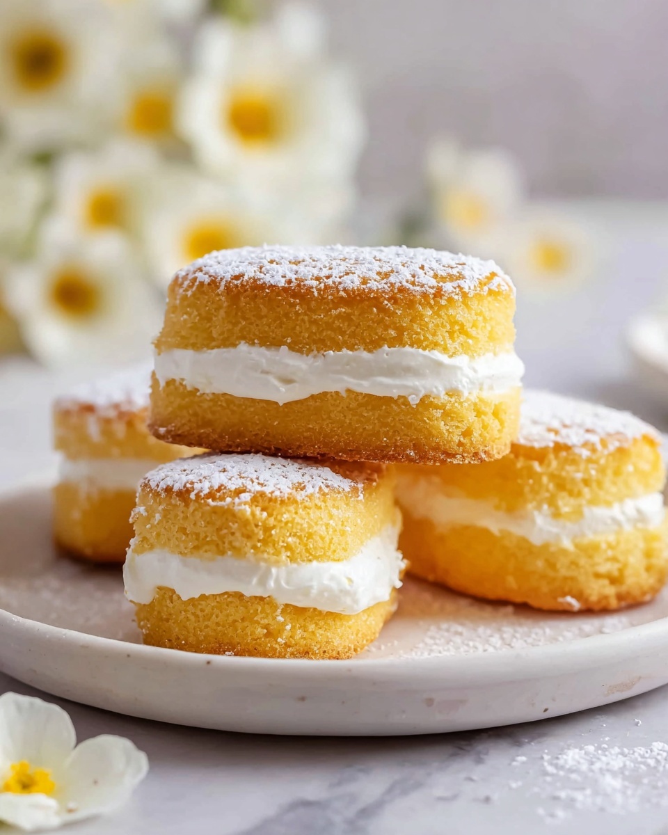 Homemade Twinkies Vanilla Cakes Recipe - Recipe Image