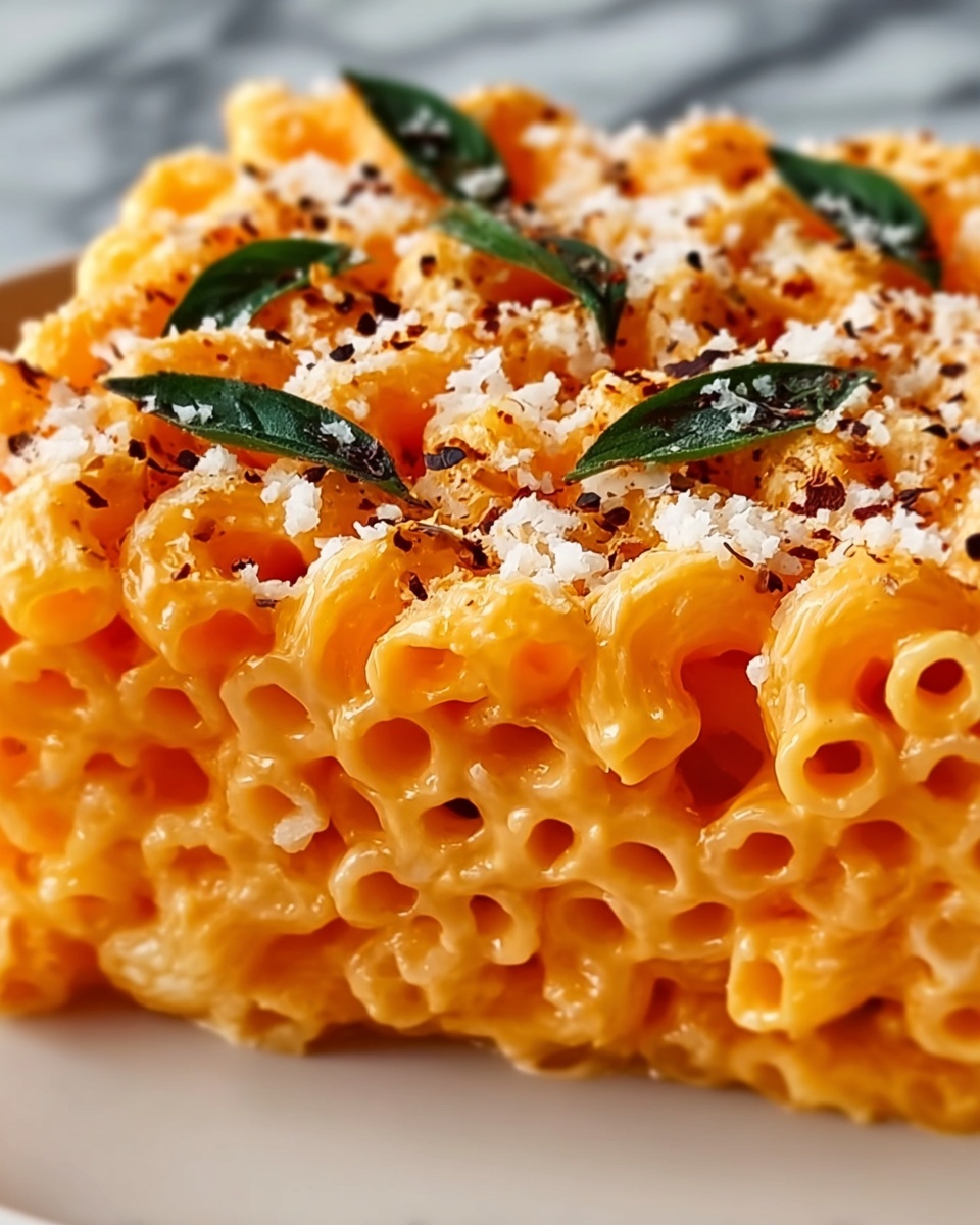 Roasted Red Pepper Pasta with Herbed Goat Cheese and Spinach Recipe - Recipe Image