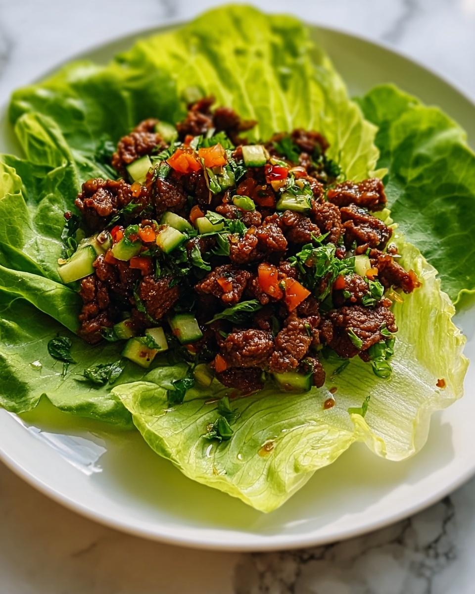 Beef Lettuce Wraps Recipe - Recipe Image