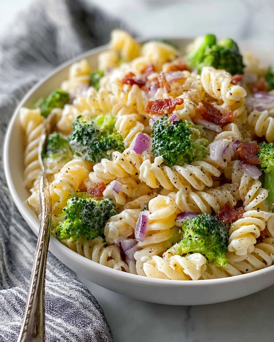 Broccoli Pasta Salad with Sun-Dried Tomatoes and Feta Recipe - Recipe Image