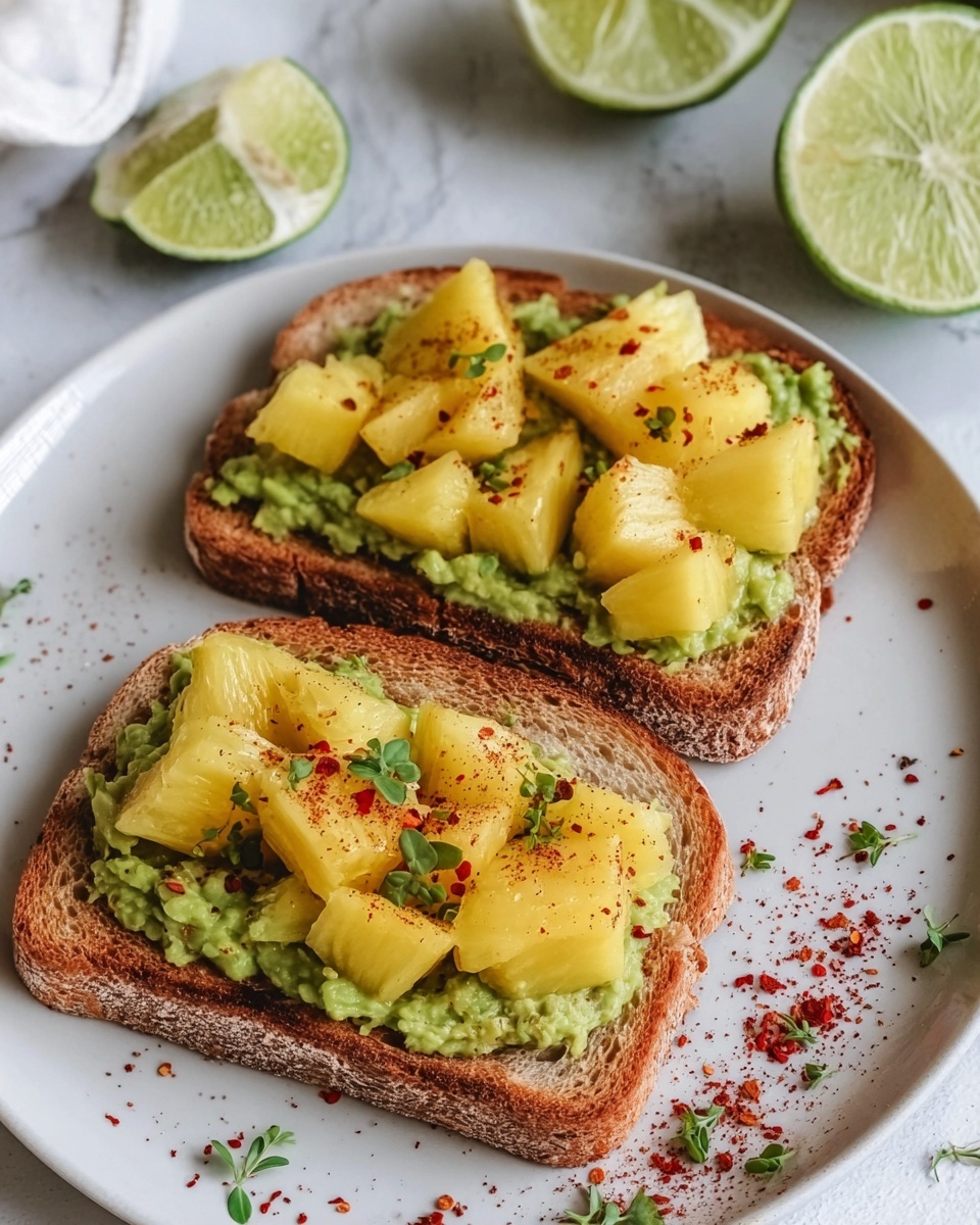 Tropical Avocado Toast Recipe - Recipe Image