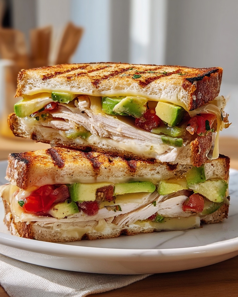 Chicken and Avocado Panini Recipe - Recipe Image