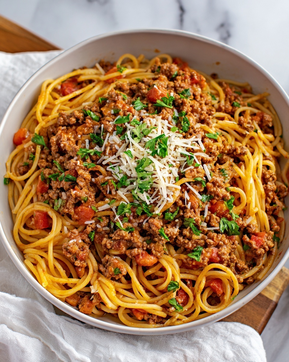 One-Pot Taco Spaghetti Recipe - Recipe Image