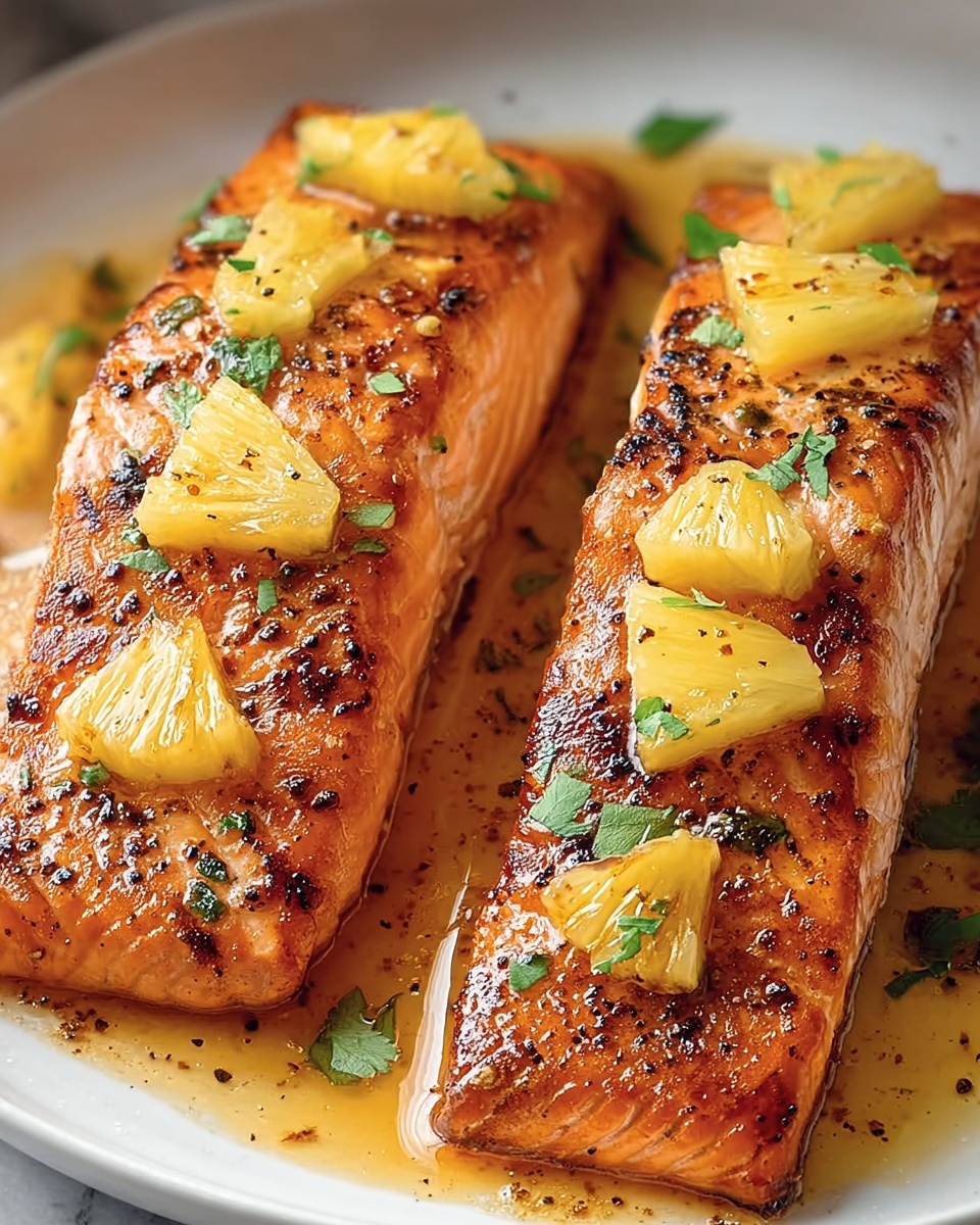 Baked Pineapple Salmon Recipe - Recipe Image
